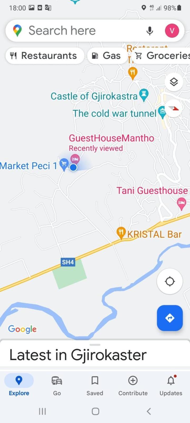 Guesthousemantho Gjirokastër Esterno foto